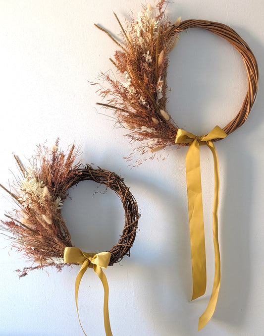 dried flowers wreaths